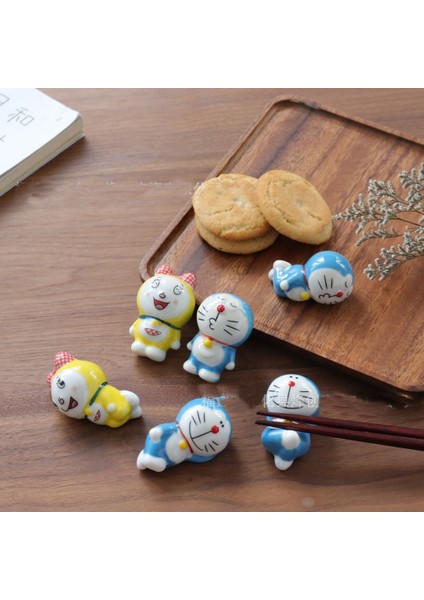 G Kawaii Çubuk Tutucu Karikatür Sevimli Çubuklarını Standı Seramik Çubuklarını Dinlenme Diy Ev Restoran Yemek Masası Aksesuarları (Yurt Dışından)