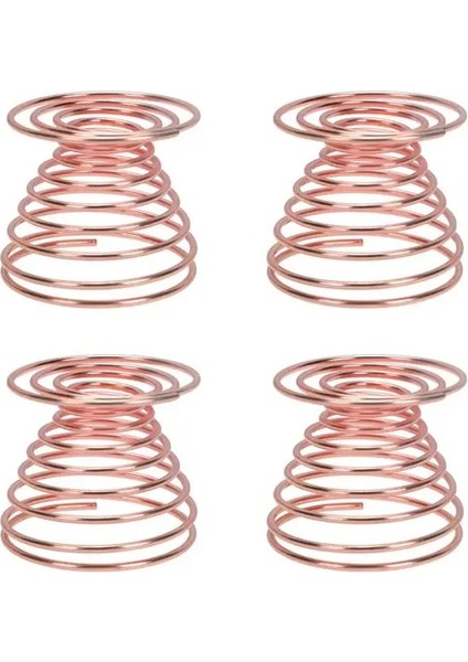 Gül Altın 4 Adet Paslanmaz Çelik Yumurtalık Bahar Yumurtalık Mini Bahar Tel Yumurta Tepsisi Yumurta Tutucu Haşlanmış Yumurta Depolama Standı Ev Mutfak Için (Yurt Dışından)