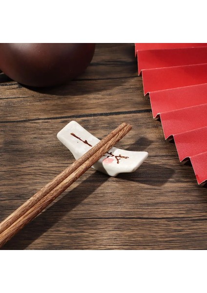 Orange 01 Güzel Yaratıcı Seramik Çubuk Tutucu Japon Tarzı Çatal Bıçak Takımı Standı Kaşık Çatal Dinlenme Sofra Ev Otel Depolama Malzemeleri (Yurt Dışından) modelleri
