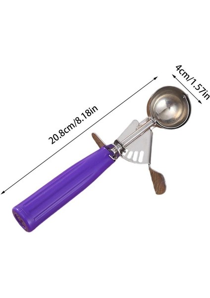 7cm Gri Saplı Dondurma Kaşığı El Tipi Dondurma Topu Kepçe Kolay Kullanım Karpuz Kaşığı Ev Mutfak Için Çok Fonksiyonlu Dondurma Kaşığı (Yurt Dışından) modelleri