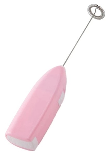 Pembe Mini Kahve Köpürtücü Paslanmaz Çelik Elektrikli Karıştırıcı Yumurta Çırpıcı El Süt Köpürtücü Blender Taşınabilir Hızlı Ev Pişirme Aracı Için (Yurt Dışından)