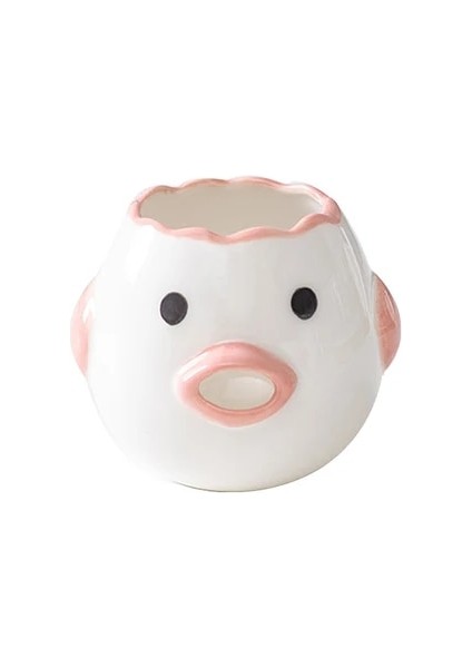 Pembe Yumurta Beyaz Sarısı Ayırıcı Aracı Tavuk Yumurta Sarısı Beyaz Ayırıcı Seramik Seramik Karikatür Civciv Yumurta Ayırıcı Mutfak Aletleri (Yurt Dışından)