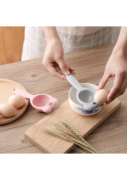 02 Yumurta Sarısı Beyaz Ayırıcılar Buğday Samanı Mini Mutfak Aksesuarları Yumurta Beyaz Ayırıcı Food Grade Mutfak Aletleri Haşlanmış Yumurta Tutucu (Yurt Dışından) indirimleri