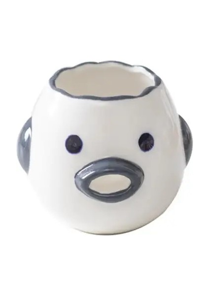 Gri Sevimli Karikatür Tavuk Seramik Yumurta Beyaz Ayırıcı Yumurta Sarısı Protein Ayırıcı Filtre Pişirme Araçları Pişirme Için Mutfak Aksesuarları (Yurt Dışından)