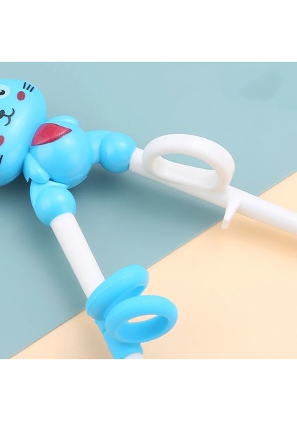 Bubbt-1 1 Çift Sevimli Ayı Çubuk Öğrenme Eğitim Çubuklarını Çok Renkli Kedi Karikatür Sofra Çocuk Çocuk Bebek Yardımcı Çubuklarını (Yurt Dışından)