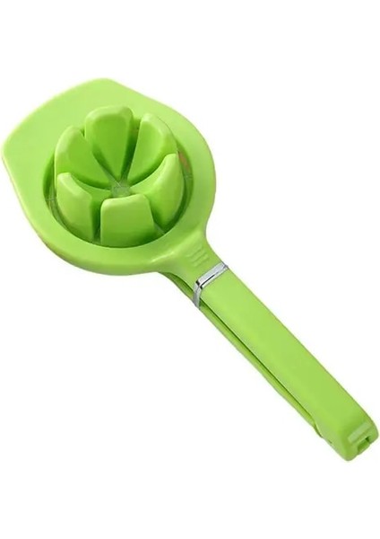 Yeşil Yaratıcı Yumurta Kesici Manuel Alet Mutfak Sebze Meyve Kesme Aleti Sert Yeniden Kullanılabilir Haşlanmış Yumurta Dilimleme Mutfak Gadget (Yurt Dışından)