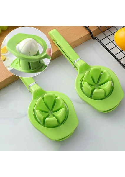 Yeşil Yaratıcı Yumurta Kesici Manuel Alet Mutfak Sebze Meyve Kesme Aleti Sert Yeniden Kullanılabilir Haşlanmış Yumurta Dilimleme Mutfak Gadget (Yurt Dışından) modelleri