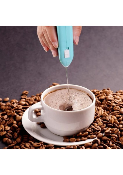 Pembe Elektrikli Kahve Mikser Şarj Edilebilir Süt Yumurta Çalkalayıcı Makinesi Frother Foamer USB Şarj Yumurta Çırpıcı El Ayarlanabilir Blender (Yurt Dışından)