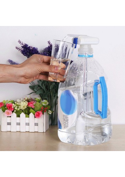 Mavi Yeni Otomatik Içecek Saman Emme Cihazı Elektrikli Su Süt Içecek Dağıtıcı Otomatik Pipet Ev Açık Pompa (Yurt Dışından)