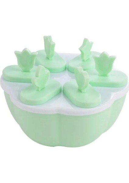 Green1 8 Hücre Silikon Kalıplar Dondurma Çikolata Kalıpları Buz Küpü Tepsi Gıda Güvenli Buzlu Şeker Makinesi Dıy Ev Yapımı Dondurucu Buz Lolly Kalıp (Yurt Dışından)