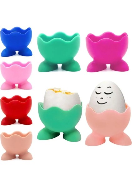 Yeşil 5 Adet Yumurtalık Tutucular Kurutma Yumurta Depolama Rafı Gıda Sınıfı Silikon Yumurta Kaçak Avcı Bardak Braketi Mutfak Kahvaltı Pişirme Araçları (Yurt Dışından) fiyatları