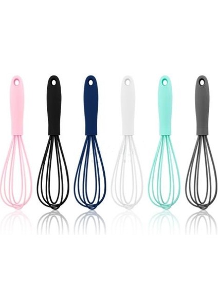Stil 4 6 "paslanmaz Çelik Silikon Çırpma Teli Mini Çırpma Teli Renkli Çırpma Karıştırıcı Mini Pişirme Aleti (Yurt Dışından) fiyatları