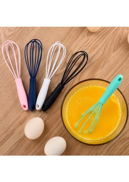 Stil 4 6 "paslanmaz Çelik Silikon Çırpma Teli Mini Çırpma Teli Renkli Çırpma Karıştırıcı Mini Pişirme Aleti (Yurt Dışından) modelleri