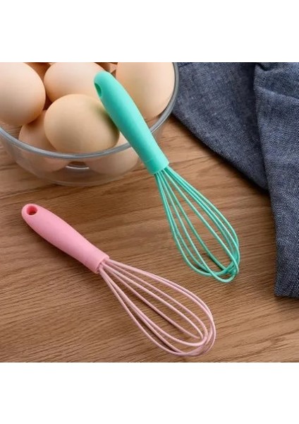 Stil 4 6 "paslanmaz Çelik Silikon Çırpma Teli Mini Çırpma Teli Renkli Çırpma Karıştırıcı Mini Pişirme Aleti (Yurt Dışından) fırsatları