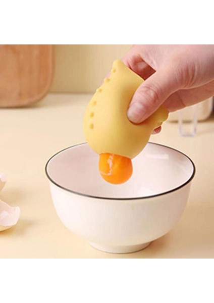 Sarı Kolay Bırakılan Sarısı Ayırıcı Basit Kullanım Bakeware Mükemmel Fırın Yumurta Bölücü Pişirme Pasta Kek Aracı (Yurt Dışından) fırsatları