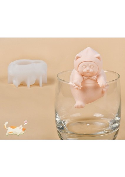 Şeftali Kedi Diy Hugs Bambu Panda Şeftali Kedi Işi Dıy Dondurma Kalıp Popsicles Peynir Sopa Kalıp Çikolata Dekoratif Gıda Kalıbı (Yurt Dışından) indirimleri
