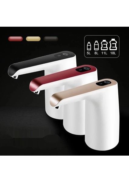 Gül Altın Xiaomi Otomatik Elektrikli Dağıtıcı Ev Galon Içme Suyu Şişesi Anahtarı Akıllı Pompa Su Arıtma Aletleri (Yurt Dışından) fiyatları