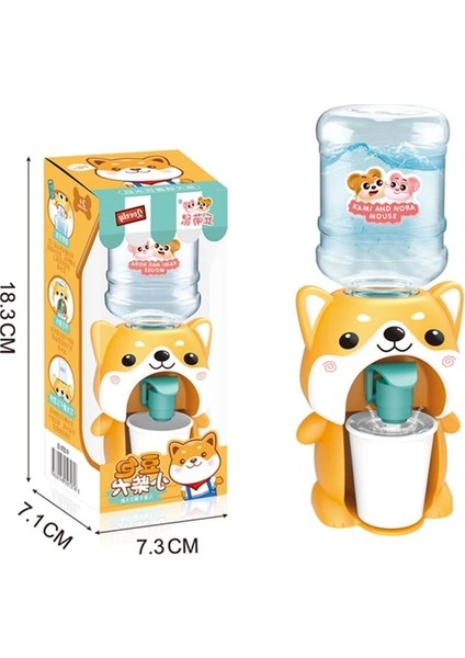 Küçük Köpek Mini Su Sebili Bebek Oyuncak Içme Suyu El Basın Su Şişesi Pompası Soğutucu Gerçekçi Sevimli Çocuk Cosplay Sahne Ev (Yurt Dışından)