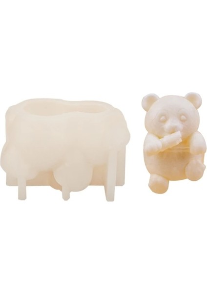 Bambu Panda Bambu Panda Şeftali Kedi Dondurma Silikon Kalıp Popsicles Cakesicle Kalıpları Peynir Sopa Kalıp Dıy Tatlı Mutfak Aracı (Yurt Dışından)
