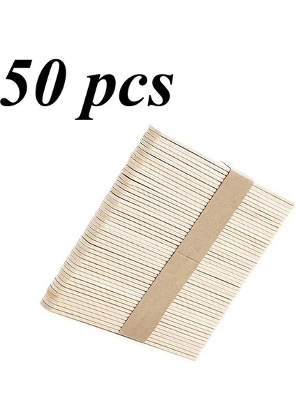 50 Adet 50/100 Adet Dondurma Dondurma Çubuğu Doğal Tahta Çubuklar Dondurma Kaşığı El Sanatları Sanat Dondurma Lolly Kek Araçları (Yurt Dışından)