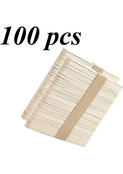 100 Adet 50/100 Adet Dondurma Dondurma Çubuğu Doğal Tahta Çubuklar Dondurma Kaşığı El Sanatları Sanat Dondurma Lolly Kek Araçları (Yurt Dışından)