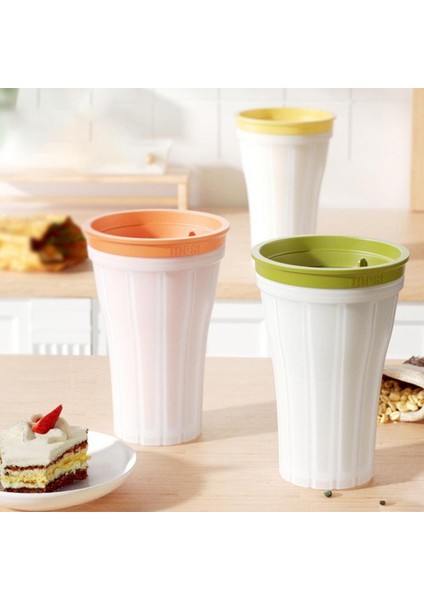 Turuncu Buz Yapım Makinesi Slushy Maker Bardak Dolusavak Delik Yapmak Soğuk Içecek Taşınabilir Hızlı Sıkma Slushie Ev Için (Yurt Dışından) fiyatları