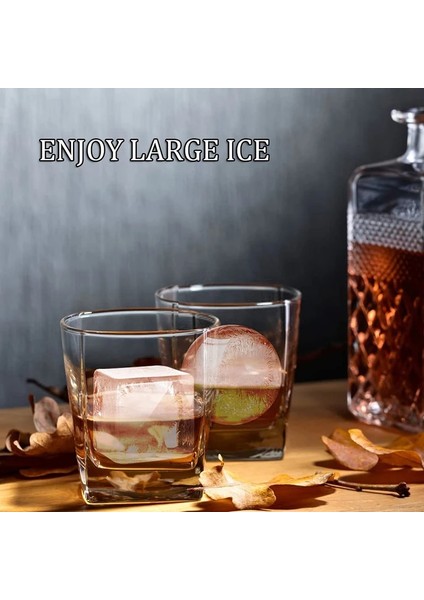 Küresel 5.5 cm Silikon Buz Topu Makinesi Viski Için Buz Blok Kalıp Büyük Bpa Ücretsiz Yuvarlak Şekil Buz Küpü Tepsi Makinesi Kalıp Çerçeve Yaz Gadget (Yurt Dışından) modelleri