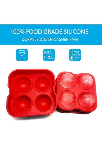 Küresel 5.5 cm Silikon Buz Topu Makinesi Viski Için Buz Blok Kalıp Büyük Bpa Ücretsiz Yuvarlak Şekil Buz Küpü Tepsi Makinesi Kalıp Çerçeve Yaz Gadget (Yurt Dışından) fırsatları