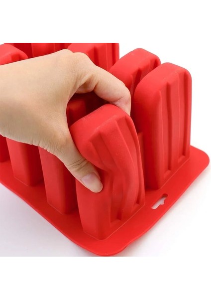 Beyaz Silikon Dondurma Kalıp Makinesi Küp Ev Çocuk Mutfak Yemek Bar Gadget Araçları Aksesuarları Malzemeleri (Yurt Dışından) modelleri