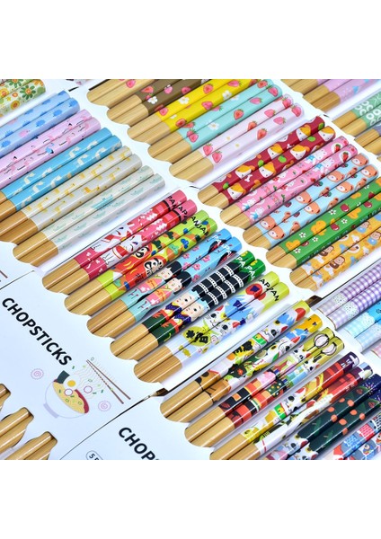 M011 Kullanımlık 5 Pairs Japon Çubuklarını Suşi Kaymaz Gıda Çubukları Çubuklarını Çin Çubuklarını Sofra Hediye Mutfak Gereçleri (Yurt Dışından) fiyatları