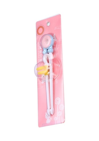 Gösterildiği Gibi 1 Çift Sevimli ve Yeniden Kullanılabilir Taşınabilir Yemek Çubukları Çocukların Öğrenmesi Için Yemek Çubukları, Çocukların Aydınlanması Için Yemek Çubukları (Yurt Dışından)