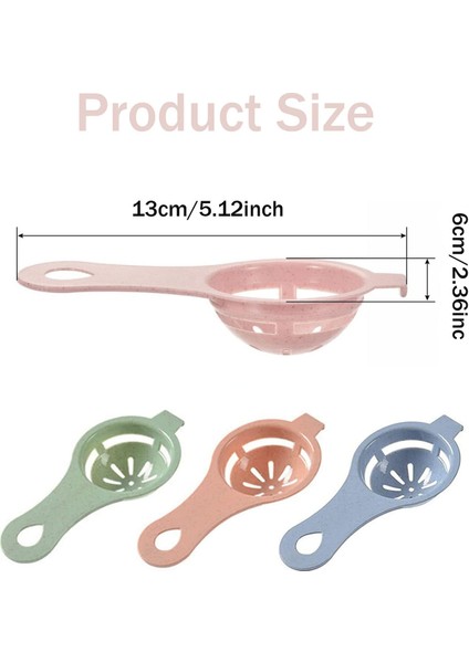 3 Adet Yumurta Beyaz Ayırıcı, Plastik Yumurta Sarısı Ayrı Kaşık, Yumurta Beyazı Sarısı Bölücü Mutfak Pişirme Aracı Mutfak Pişirme Için Uygun (Yurt Dışından) modelleri