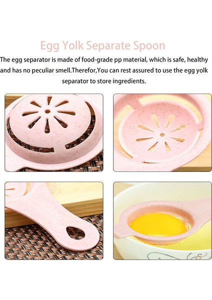 3 Adet Yumurta Beyaz Ayırıcı, Plastik Yumurta Sarısı Ayrı Kaşık, Yumurta Beyazı Sarısı Bölücü Mutfak Pişirme Aracı Mutfak Pişirme Için Uygun (Yurt Dışından) indirimleri