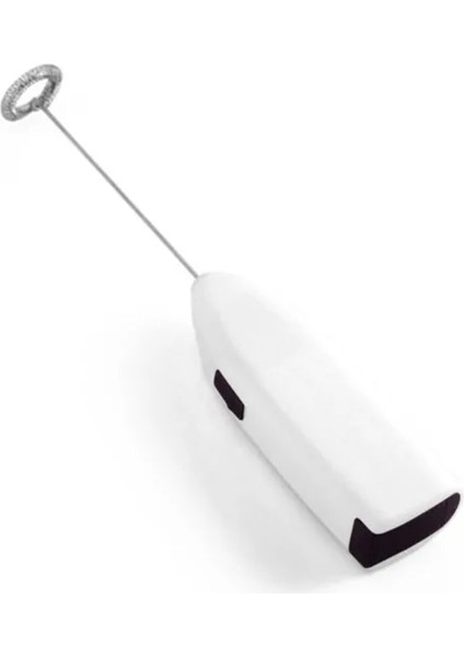 Beyaz Elektrikli Kahve Mikser Şarj Edilebilir Süt Yumurta Çalkalayıcı Makinesi Frother Foamer USB Şarj Yumurta Çırpıcı El Ayarlanabilir Blender (Yurt Dışından)