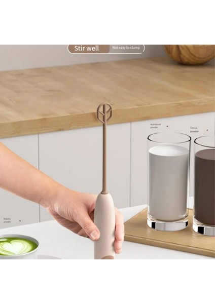D Elektrikli Süt Tozu Blender El Blenderı Beslenme Tozu Matcha Tozu Kakao Tozu Tozu Blender (Yurt Dışından)