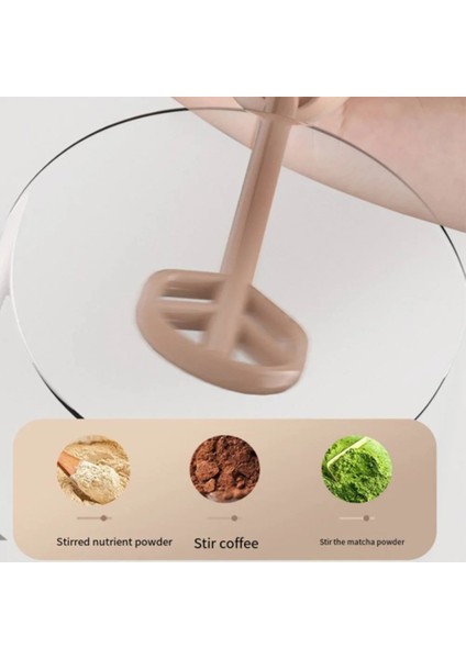 D Elektrikli Süt Tozu Blender El Blenderı Beslenme Tozu Matcha Tozu Kakao Tozu Tozu Blender (Yurt Dışından)