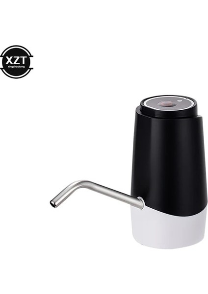 Siyah Su Şişesi Pompası USB Şarj Otomatik Içme Suyu Pompası Su Pompalama Cihazı Için Taşınabilir Elektrikli Su Sebili Anahtarı (Yurt Dışından)