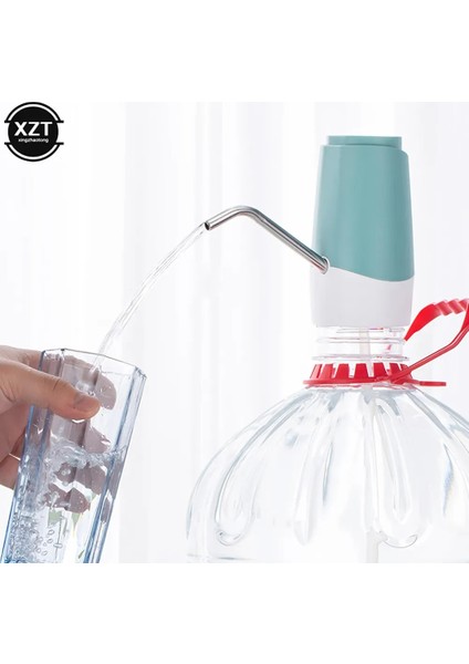 Siyah Su Şişesi Pompası USB Şarj Otomatik Içme Suyu Pompası Su Pompalama Cihazı Için Taşınabilir Elektrikli Su Sebili Anahtarı (Yurt Dışından) fiyatları