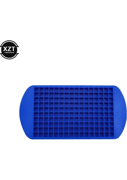 Mavi Yeni Katlanabilir 160 Izgara Silikon Buz Tepsisi Kalıp Buz Küpü Kalıp Buz Kalıp Buz Izgara Tepsisi Mini Buz Küpü Küçük Kare Kalıp Buz Yapıcı Kalıp (Yurt Dışından)