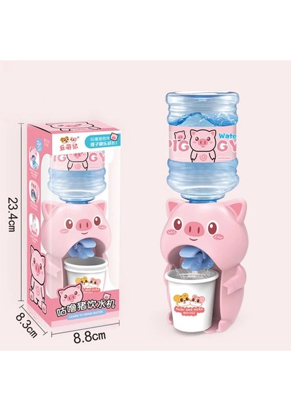 Küçük Mor Domuz Mini Su Sebili Bebek Oyuncak Içme Suyu El Basın Su Şişesi Pompası Soğutucu Gerçekçi Sevimli Çocuk Cosplay Sahne Ev (Yurt Dışından)