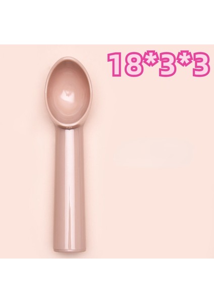 Pembe Dondurma Tatlı Kaşığı Popsicle Meyve Püresi Kürek Yaratıcı Çay Kaşığı Yaz Partisi Buz Hokeyi Yapma Aracı Mutfak Aksesuarları (Yurt Dışından)
