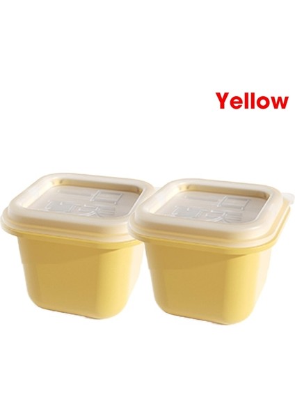 Sarı 3 Adet 4 cm Büyük Buz Bloğu Kalıp Silikon Buz Küpü Makinesi Kare Viski Suyu Kahve Içecekler Için Dondurulmuş Buz Hokeyi Kalıpları Dondurma Araçları (Yurt Dışından)