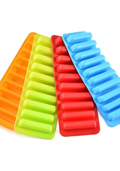 Turuncu Dikdörtgen Buz Kalıbı 1 Adet Dondurma Çubuk Tepsileri Yeşil/mavi/kırmızı/turuncu Sıcak Satış Mutfak Bar Araçları Dayanıklı Mutfak Malzemeleri (Yurt Dışından) fiyatları