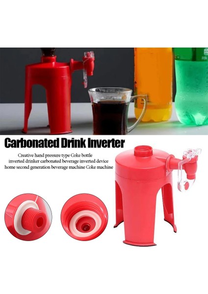 1 Adet Yaratıcı Soda Dağıtıcı Içme Suyu Dağıtım Şişesi Baş Aşağı Içecek Dağıtıcıları Dokunun Parti Bar Mutfak Gereçleri (Yurt Dışından)