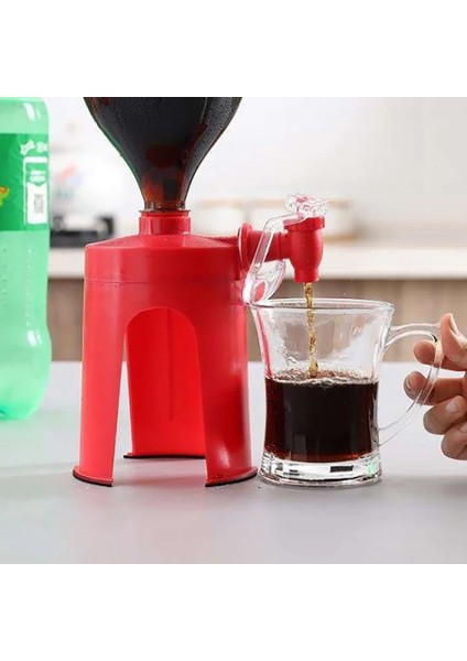 1 Adet Yaratıcı Soda Dağıtıcı Içme Suyu Dağıtım Şişesi Baş Aşağı Içecek Dağıtıcıları Dokunun Parti Bar Mutfak Gereçleri (Yurt Dışından)
