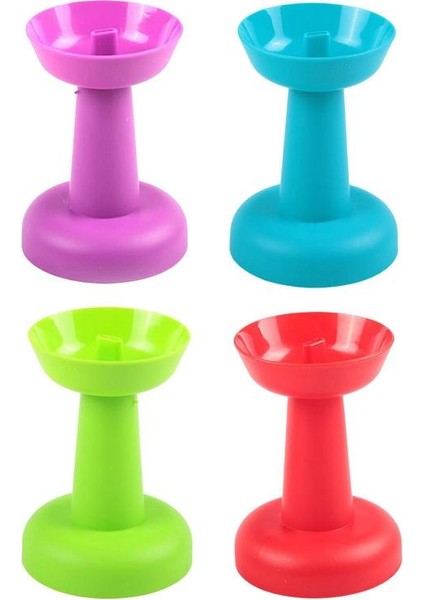Karışık Renk 4 Adet Damla Ücretsiz Popsicle Tutucu Yeniden Kullanılabilir Dondurma Çubuğu Dondurma Koni Dondurulmuş Davranır Tutucu Kız Erkek Dondurma Aksesuarları (Yurt Dışından)