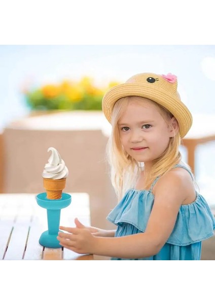 Karışık Renk 4 Adet Damla Ücretsiz Popsicle Tutucu Yeniden Kullanılabilir Dondurma Çubuğu Dondurma Koni Dondurulmuş Davranır Tutucu Kız Erkek Dondurma Aksesuarları (Yurt Dışından)