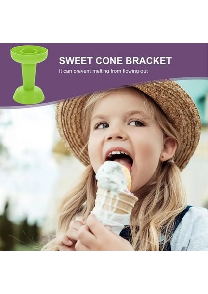 Karışık Renk 4 Adet Damla Ücretsiz Popsicle Tutucu Yeniden Kullanılabilir Dondurma Çubuğu Dondurma Koni Dondurulmuş Davranır Tutucu Kız Erkek Dondurma Aksesuarları (Yurt Dışından)