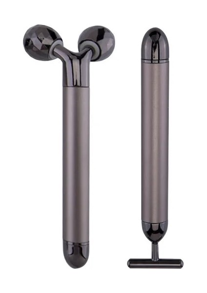 11 24K Altın Enerji Elektrikli Titreşimli Güzellik Çubuğu Yeni Yüz Masajı Cilt Bakımı Aracı Gül Kuvars 3D Rulo Kaldırma Vücut Yüz Bakımı Gua Sha (Yurt Dışından)