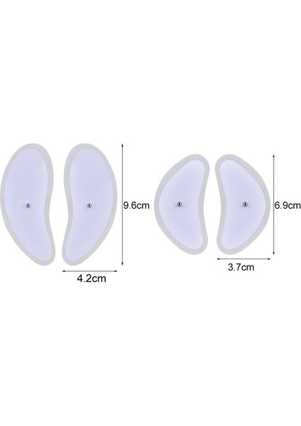 4 Yamalar Ems Yüz Slimmer Mini Elektromanyetik Dalga Yama Mikro Akım Yüz Masajı Güzellik Enstrüman Yüz Germe Cihazları Cilt Bakımı (Yurt Dışından)